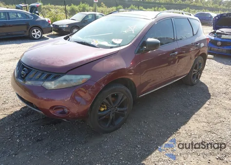 2009 Nissan Murano Le из США, поврежденный, VIN JN8AZ18W69W145888